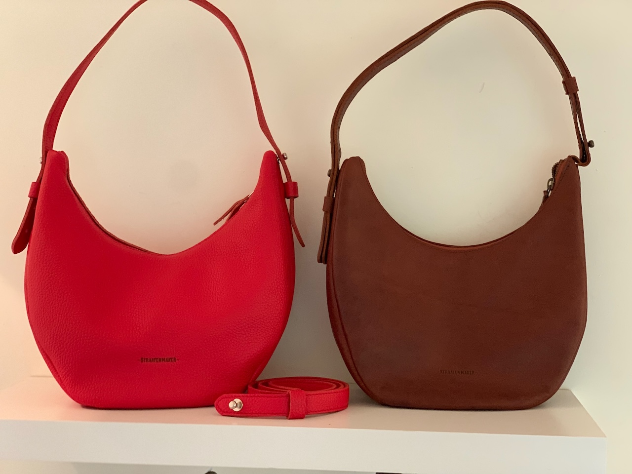ovaal rood en bruin